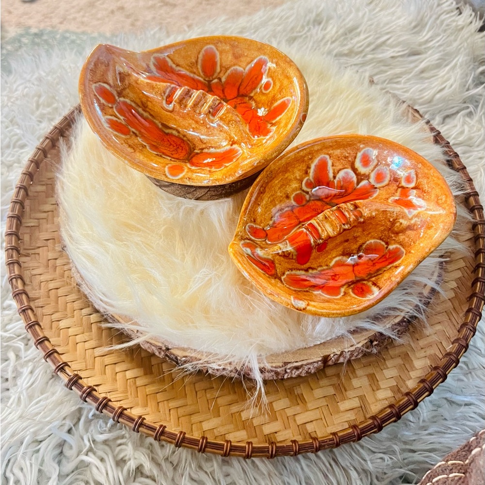Vintage Handcrafted ceramic ashtrays